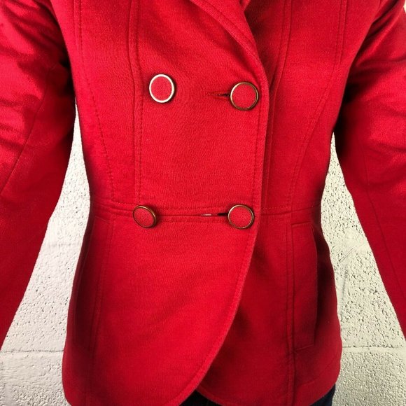 H&M Red Soft Blazer Size 6 - Picture 5 of 9